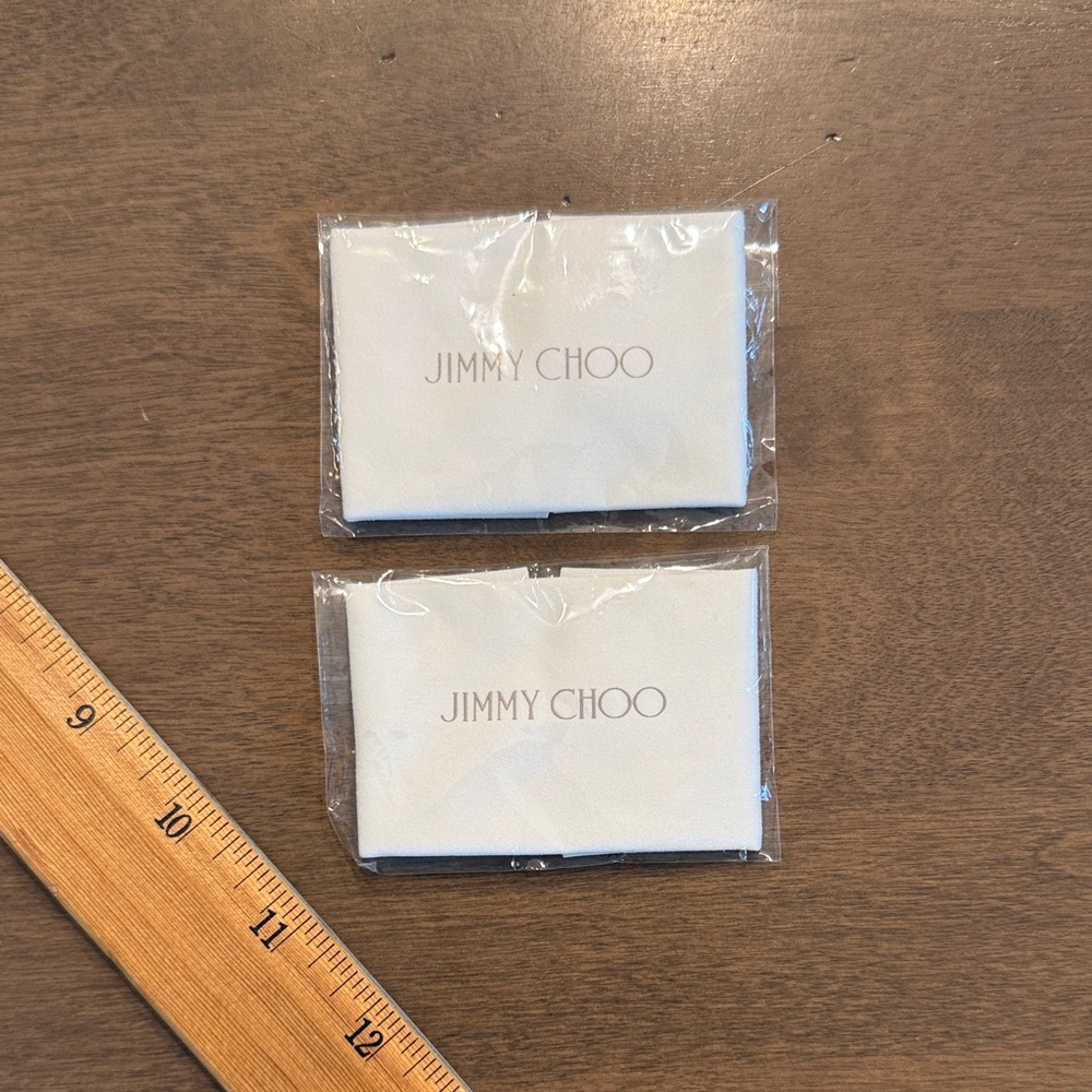 Lot Bundle 2 Jimmy Choo glass sunglass sunglasses microfiber white lens cloth